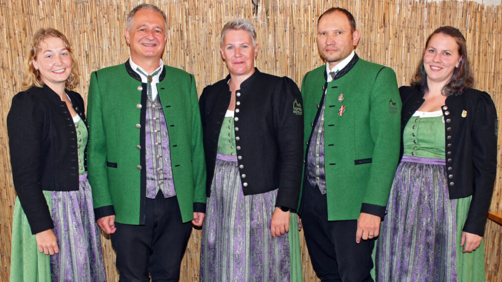 Die Dirigenten der Trachtenkapelle Ottenschlag.