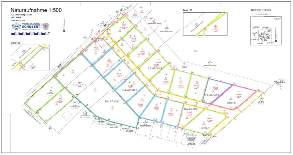 Bauplätze vom Forstamt Stift Göttweig - hinter der Falkenhayngasse. Sofort verfügbar!
