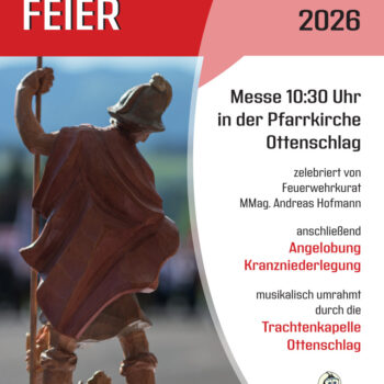 Florianimesse und -feier der Feuerwehr Ottenschlag