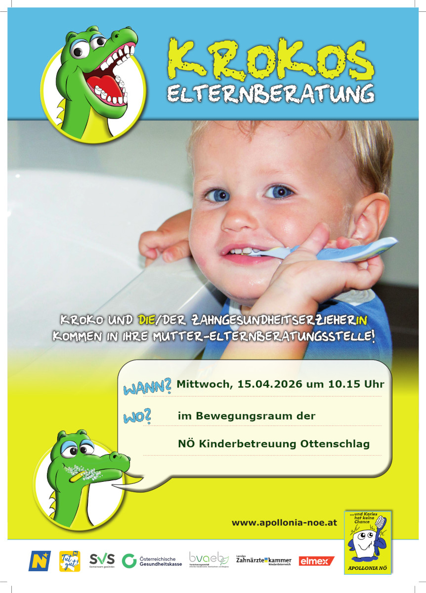 Mutter-Eltern-Beratung mit der Apollonia - Zahngesundheitserzieherinnen