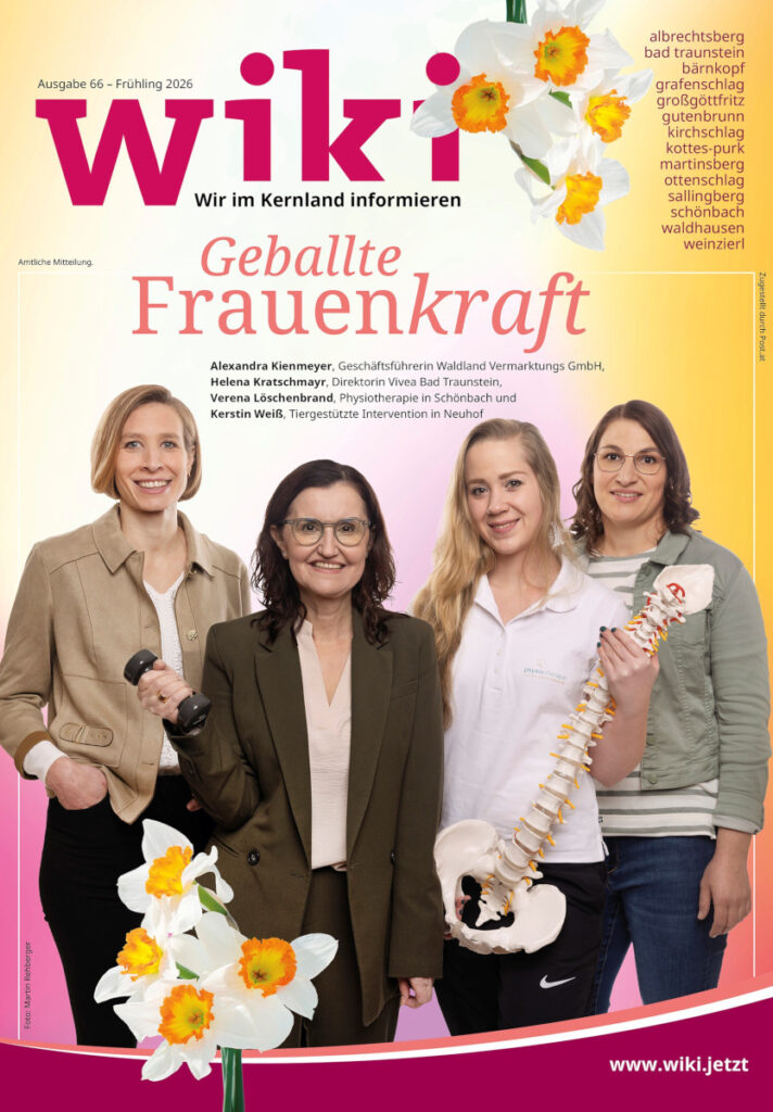 Titelseite der Wiki - Wir im Kernland informieren - Frühlingsausgabe 2026