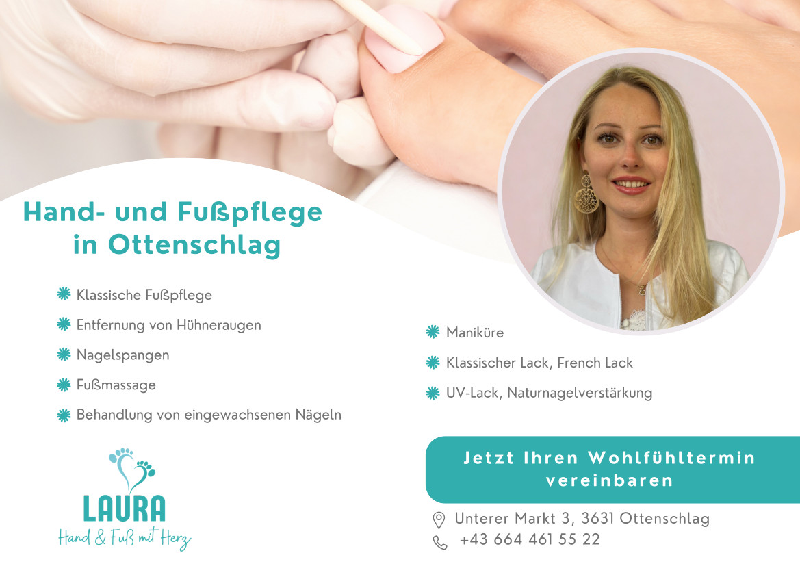 Laura – Hand & Fuß mit Herz Laura – Hand & Fuß mit Herz