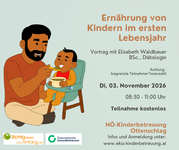 Vortrag: Ernährung von Kindern im ersten Lebensjahr
