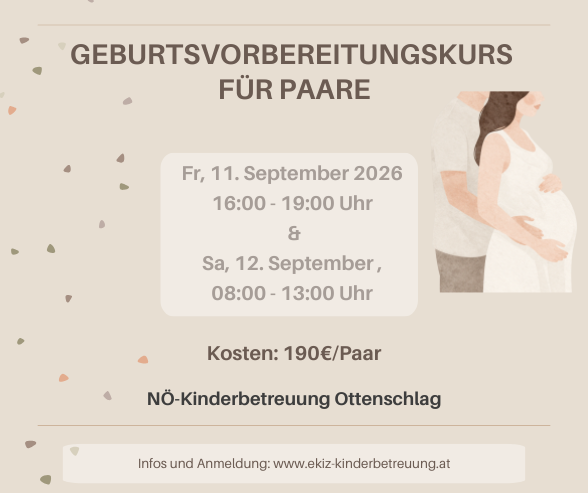 Geburtsvorbereitungskurs für Paare