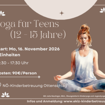Yoga für Teens (12-15 Jahre)