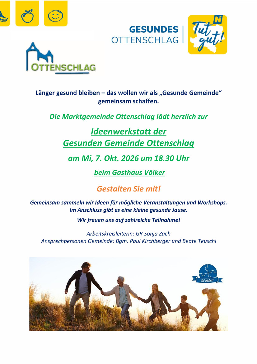 Ideenwerkstatt der Gesunden Gemeinde
